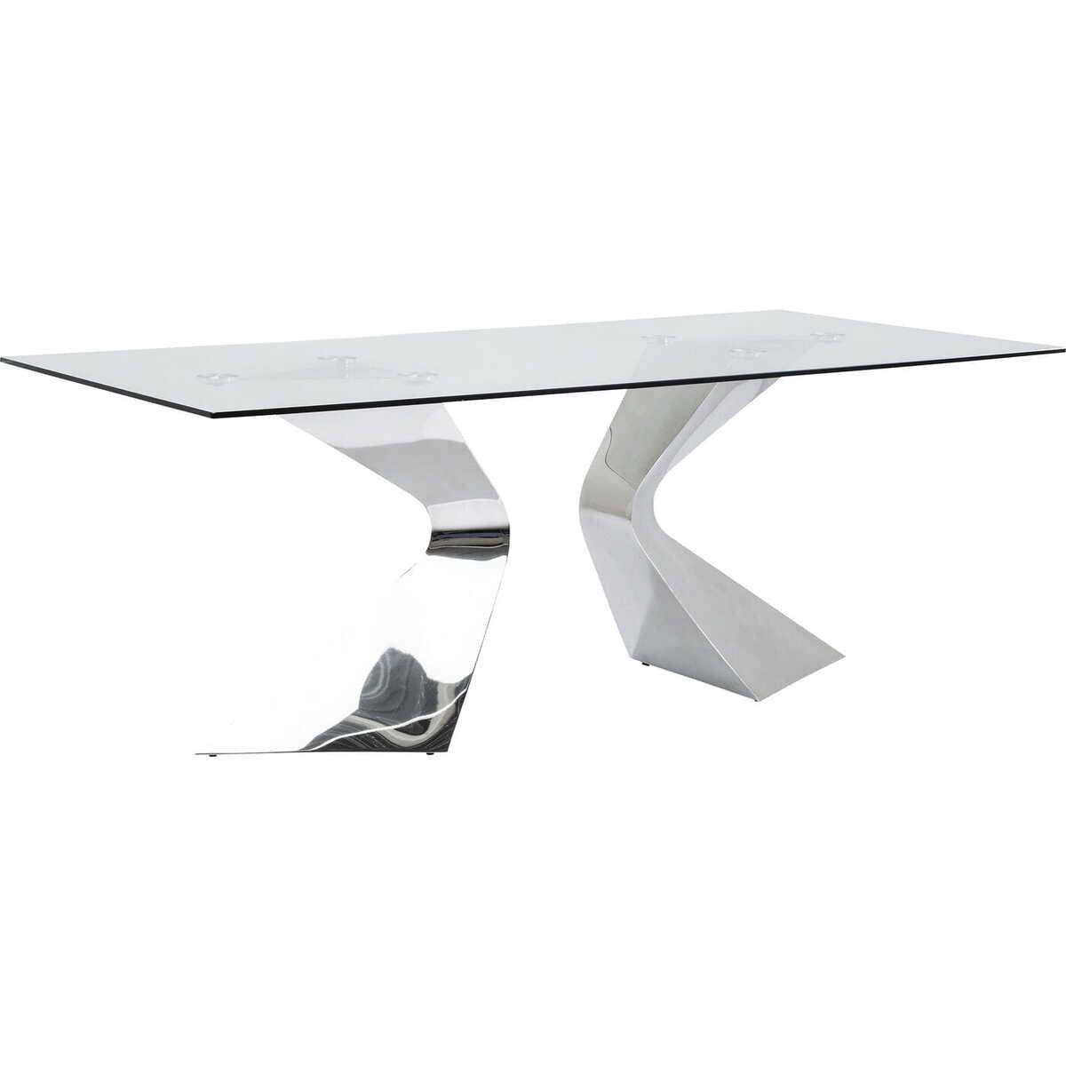 KARE Design Tavolo Gloria Chrome 200x100cm  