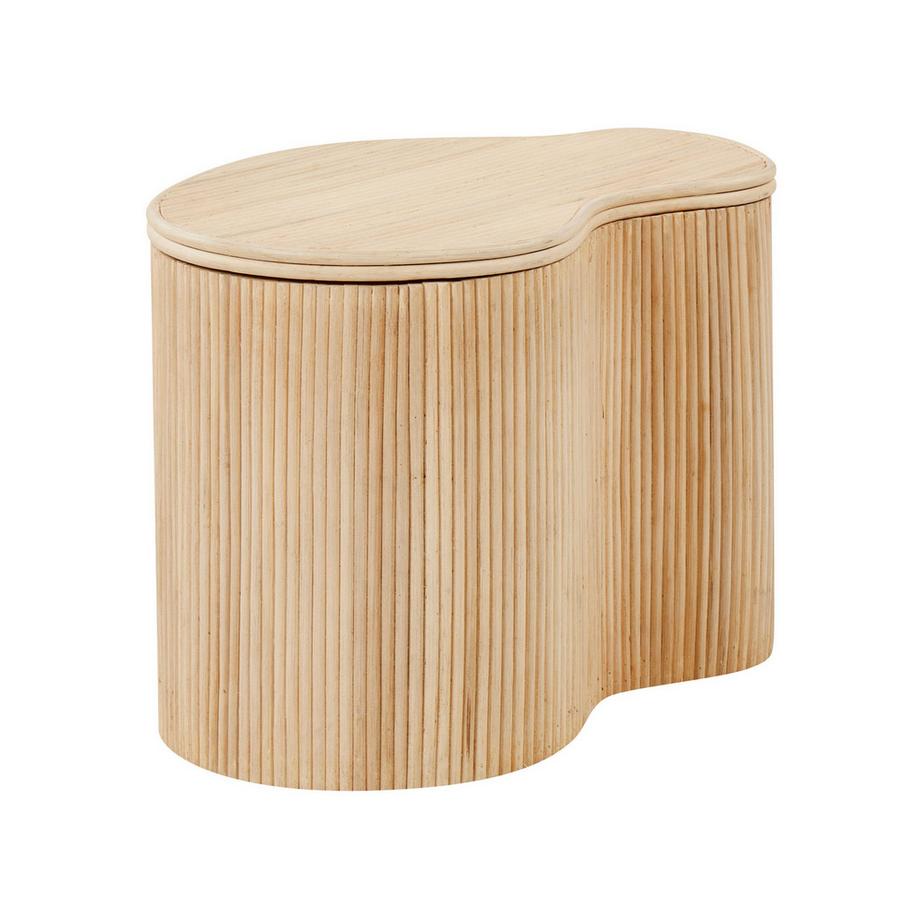 Beliani Set di 2 tavolini da caffè en Rattan Boho SALANTI  