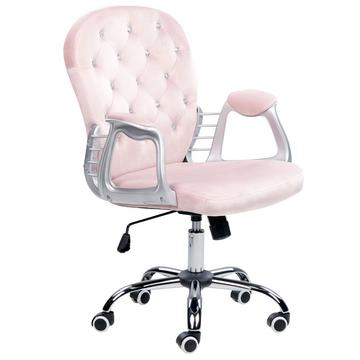 Chaise de bureau en Velours Glamour PRINCESS
