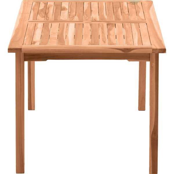 mutoni Table de jardin en teck 150x90  