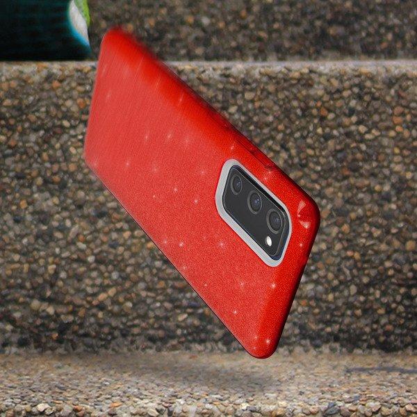 Avizar  Coque Samsung S20 FE Paillette Rouge 