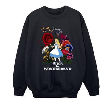 Alice In Wonderland Flowers Sweatshirt