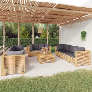 VidaXL set divani da giardino Teak riciclato  