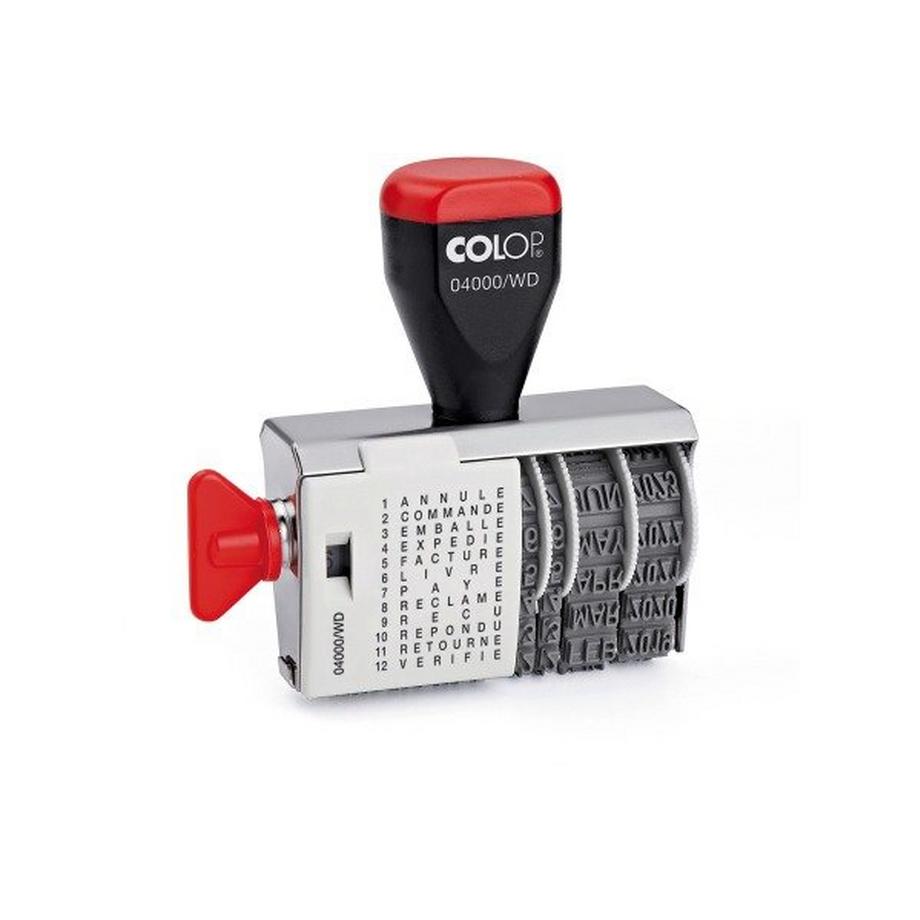 COLOP Mehrtextstempel 4000WD/F 12 Texte F
