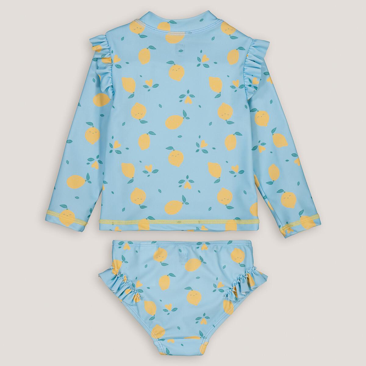 La Redoute Collections  Maillot de bain 2 pièces imprimé citrons 