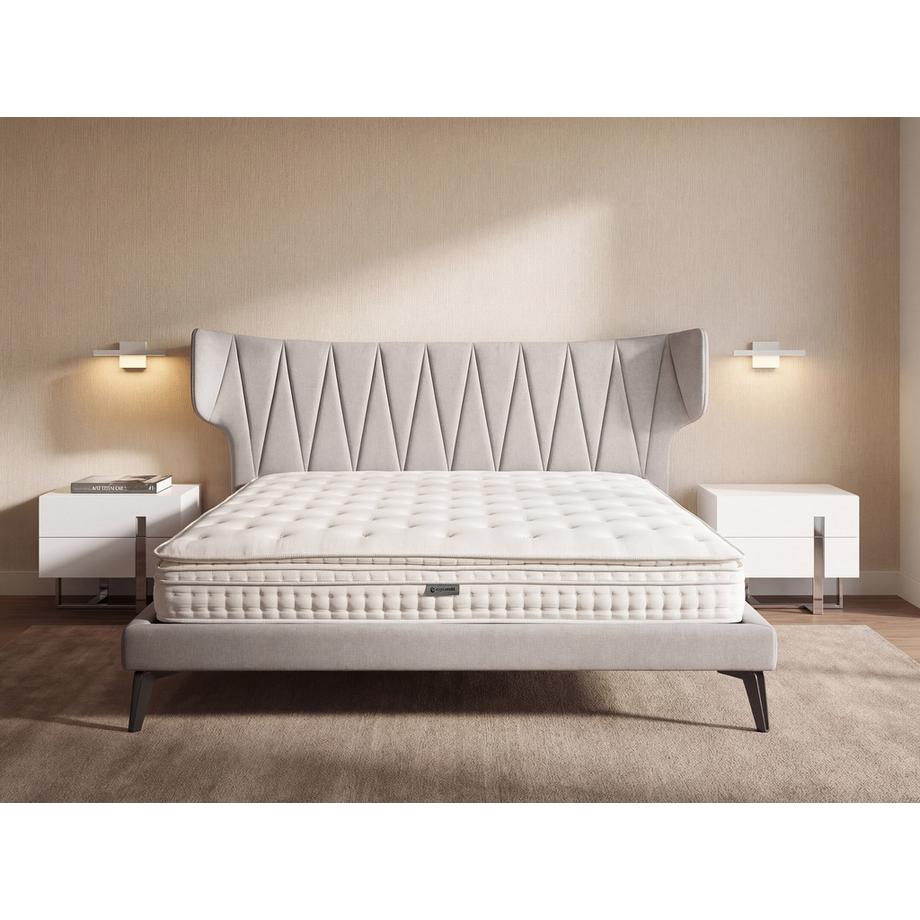 ANGEL CERDA Matelas hybride avec mini ressorts et ressorts ensachés 7 zones  