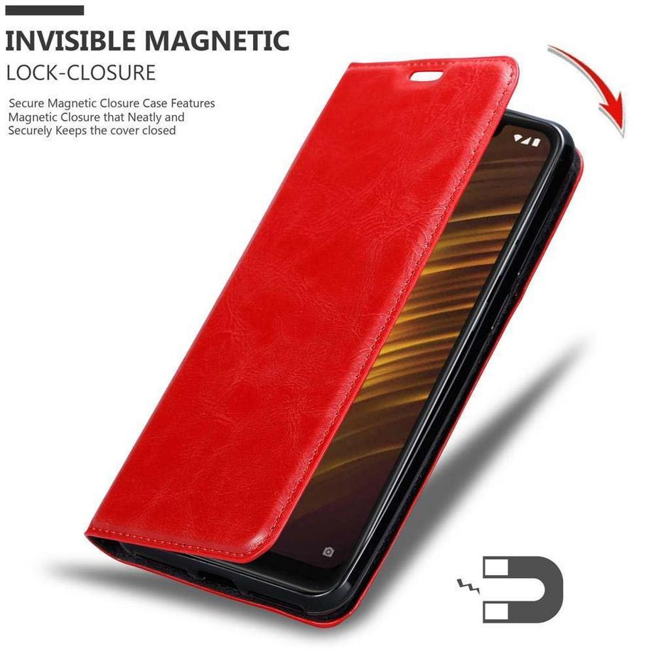 Cadorabo  Hülle für Xiaomi Pocophone F1 Magnetverschluss, Kartenfach 