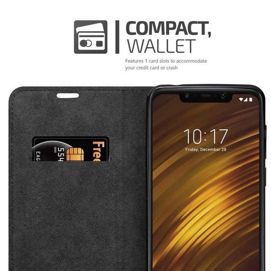 Cadorabo  Hülle für Xiaomi Pocophone F1 Magnetverschluss, Kartenfach 