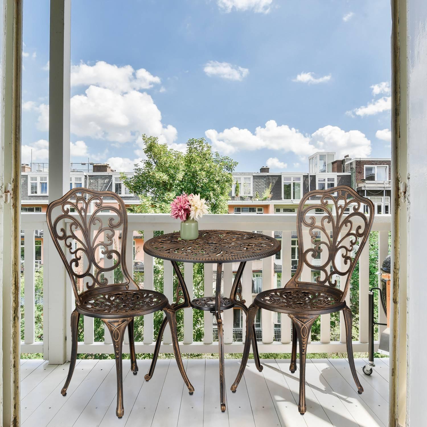 Northix Set da bistrot da giardino, 3 pezzi  