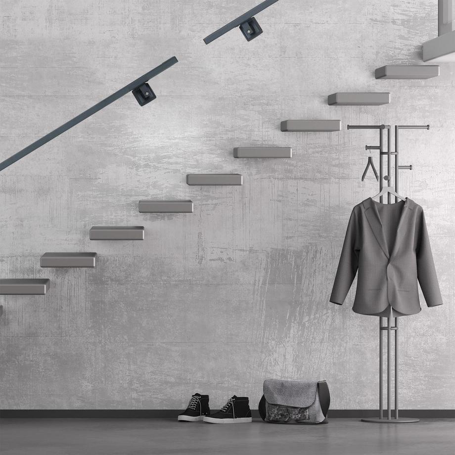 B2X corrimano in alluminio  