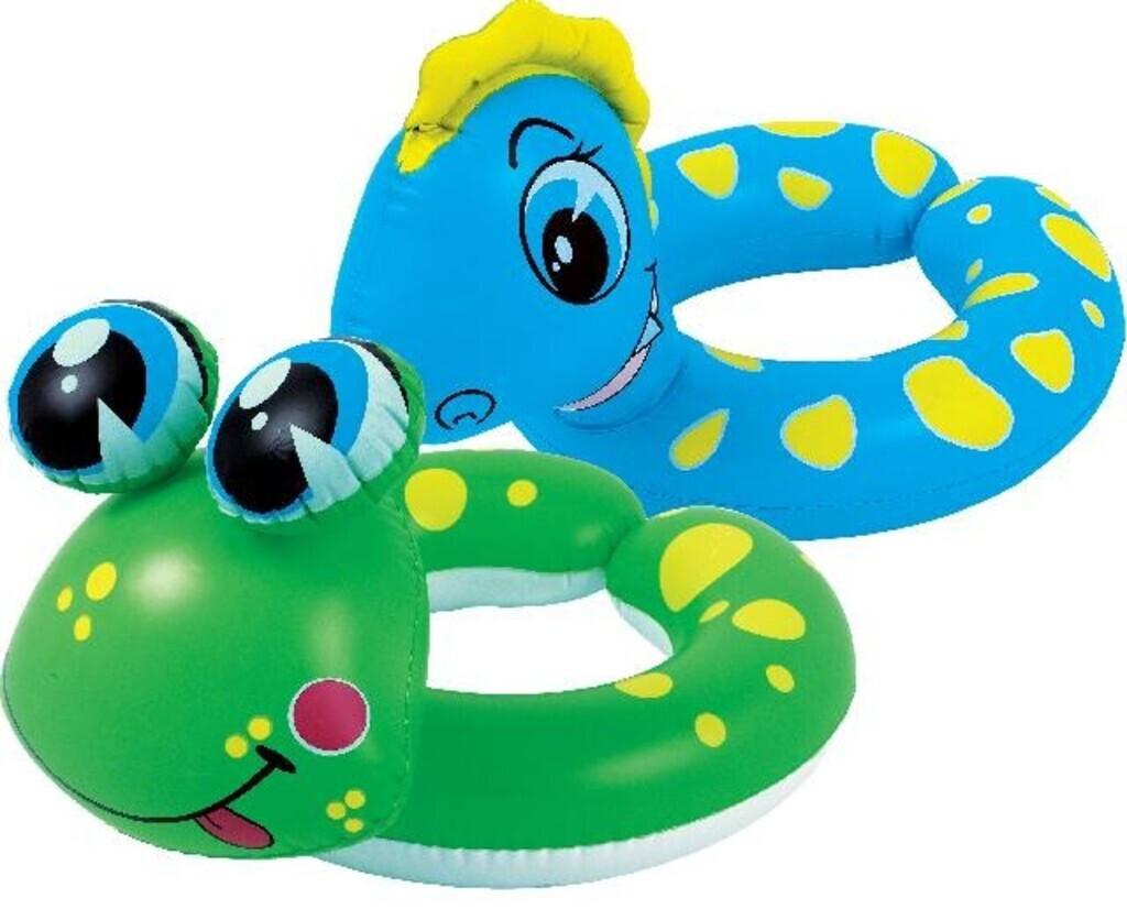 Jilong  Animal Schwimmring Dino und Frosch (assortiert, ⌀61cm × 53cm × 53cm, 0.12kg) 