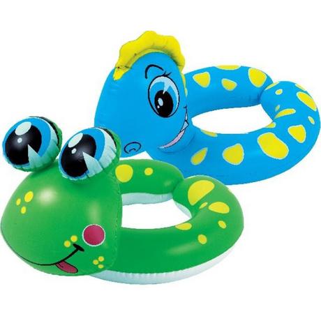 Jilong  Animal Schwimmring Dino und Frosch (assortiert, ⌀61cm × 53cm × 53cm, 0.12kg) 