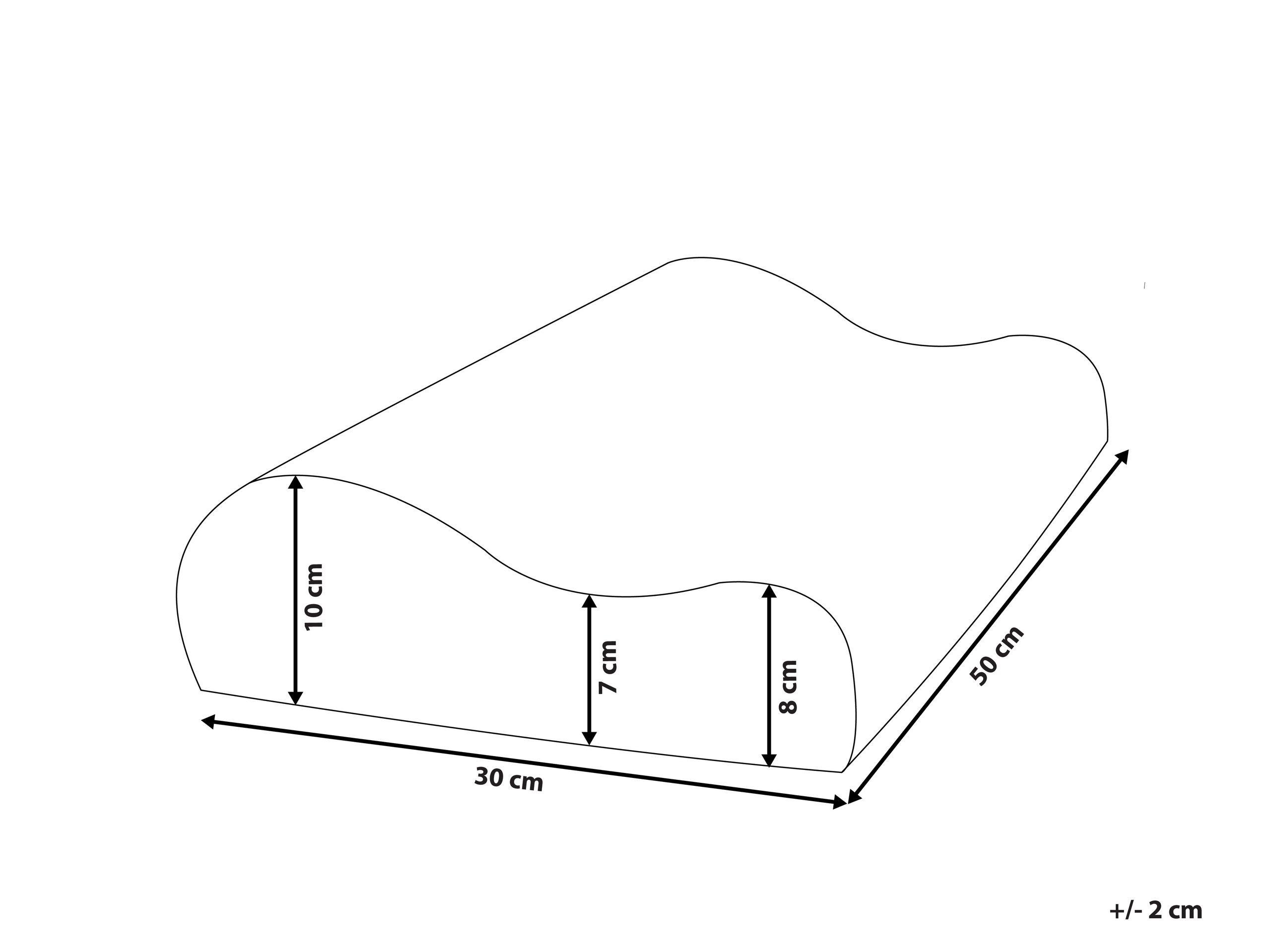 Beliani KANGTO Oreiller en Polyester à Mémoire de Forme  
