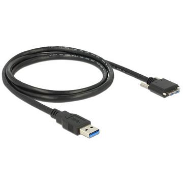 1m USB 3.0 USB Kabel USB 3.2 Gen 1 (3.1 Gen 1) USB A Micro-USB B Schwarz