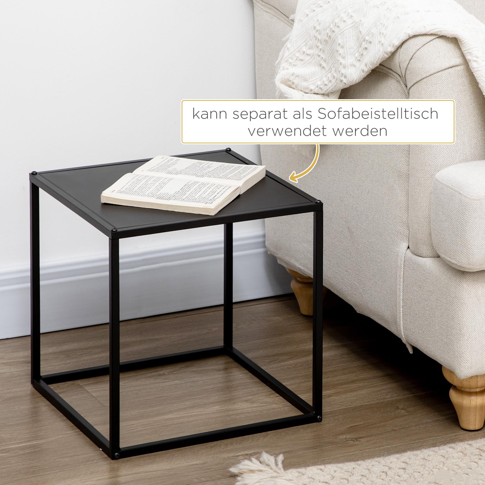 HOMCOM Ensemble de table basse  