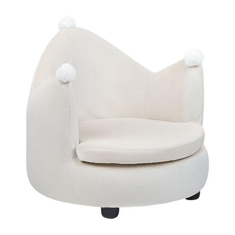 Beliani Chaise pour enfant en Velours Moderne VEGA  