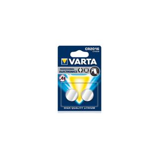 VARTA  Batteria a bottone al litio CR2016 | 3 V DC | 87 mAh | 2-Blister | Argento 