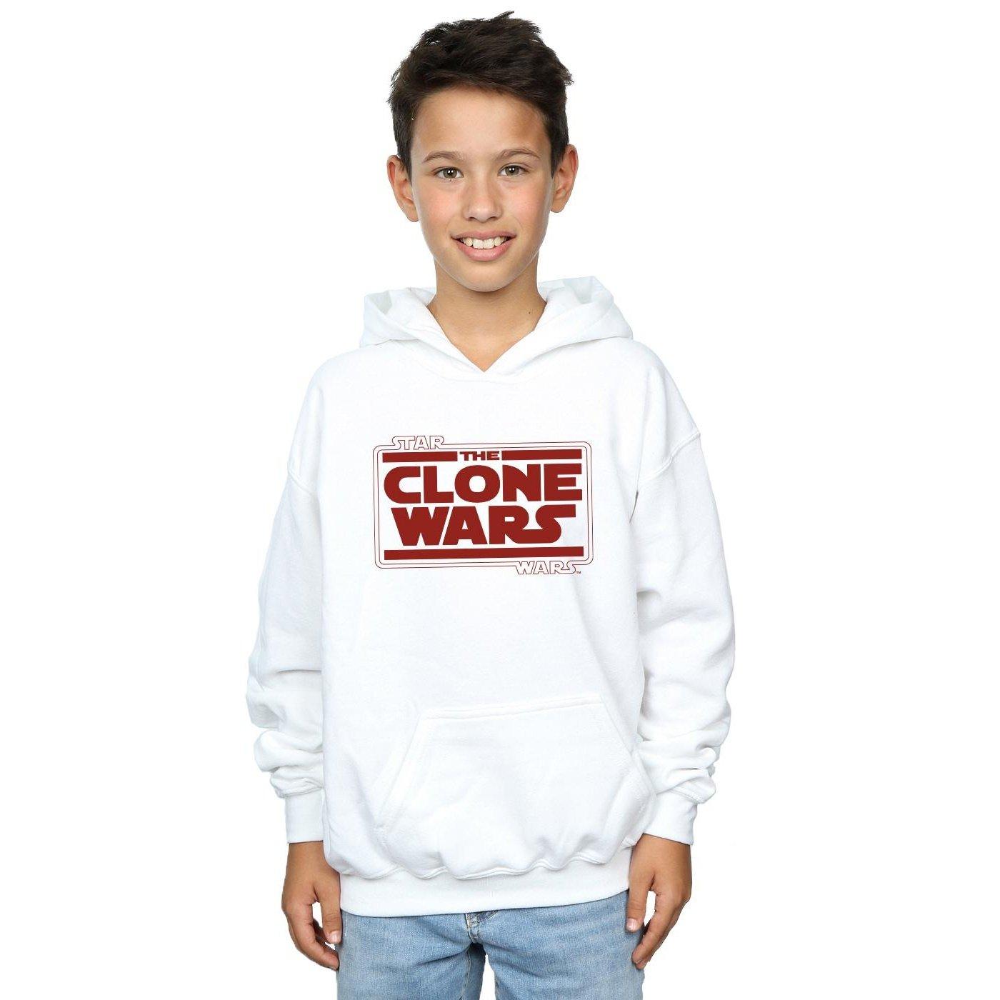 STAR WARS  Clone Wars Logo Kapuzenpullover 