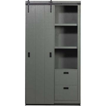 Armoire coulissante Barn Pine Savon brut de sciage FSC