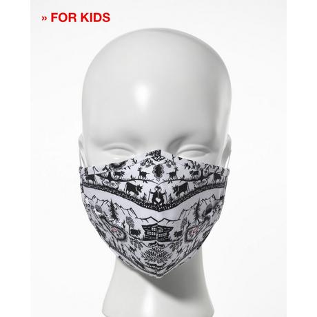 ISA bodywear  Hygienemaske für Kinder 5er-Pack ''Scherenschnitt'' 
