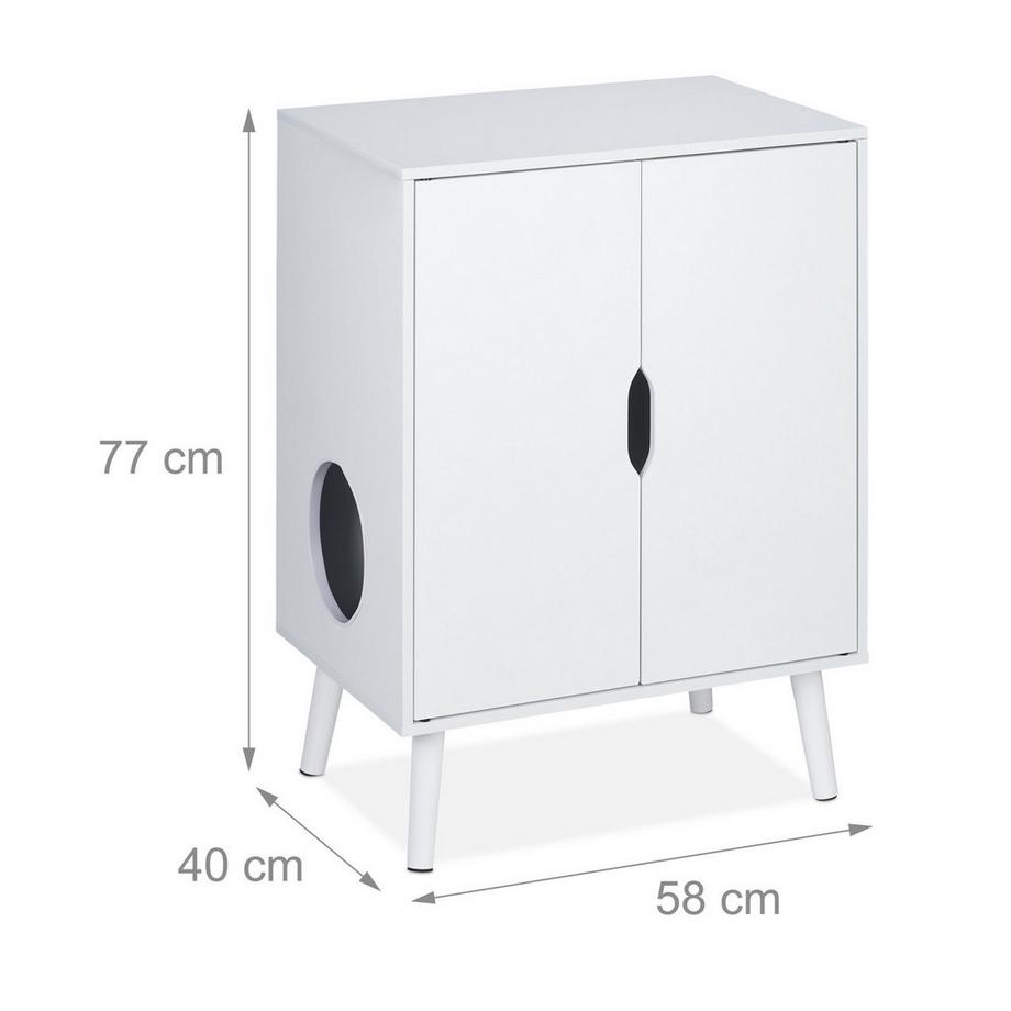 Northix  Meuble pour chat pour bac à litière 