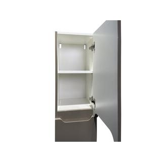 Vente-unique Colonna per bagno sospesa L30 x l30 x 120 cm Tortora - STEFANIE  