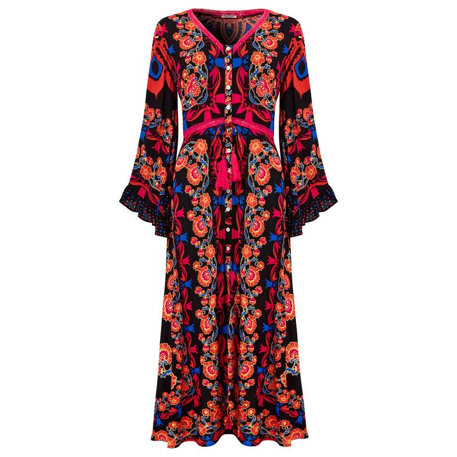 Joe Browns Abito Lungo Boho Abbottonatura Completa  