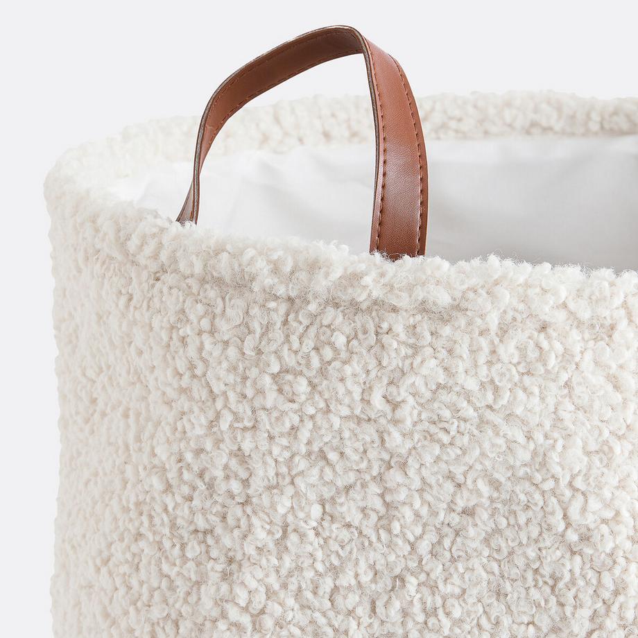 La Redoute Intérieurs Panier à linge bouclette  