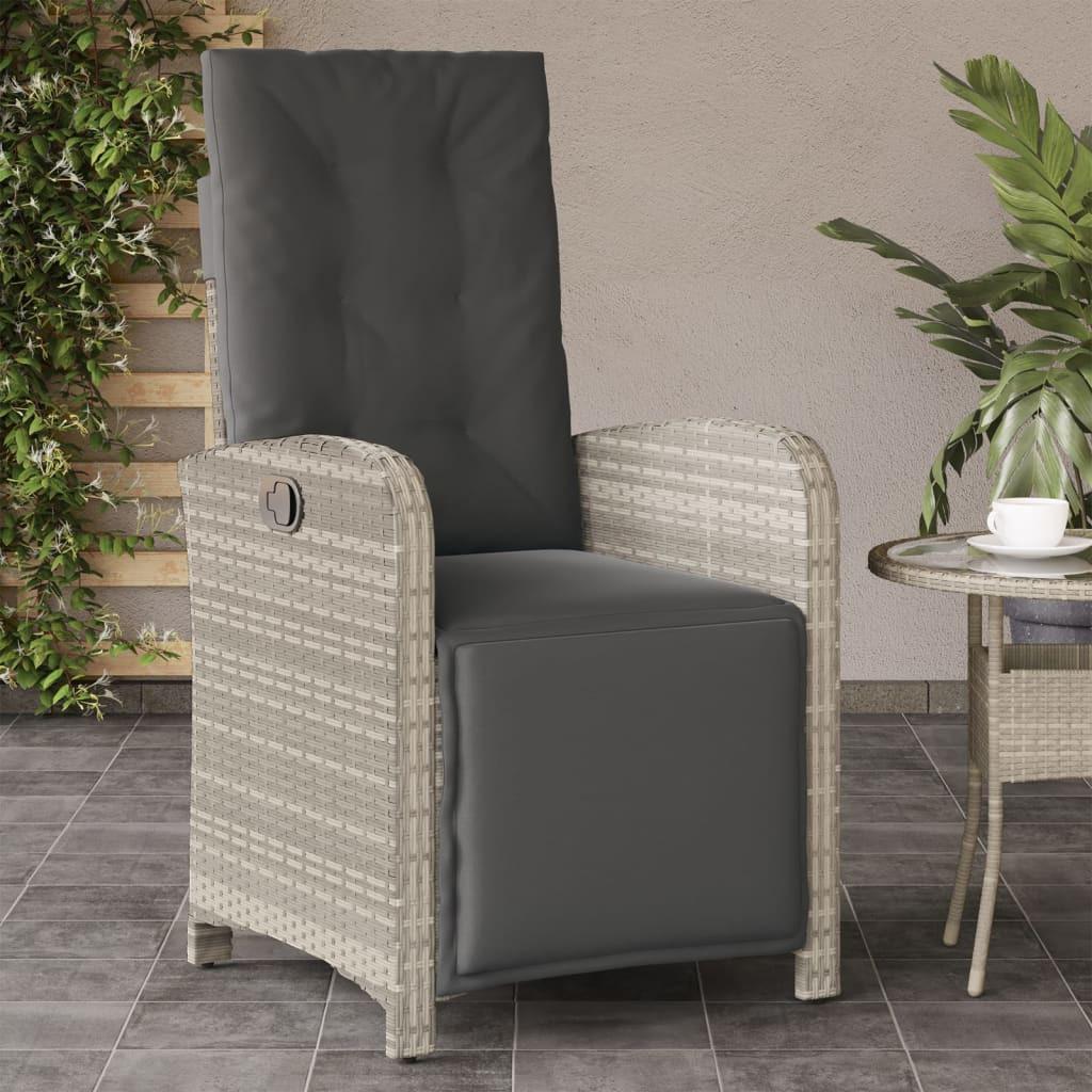 VidaXL Gartensessel verstellbar poly-rattan  