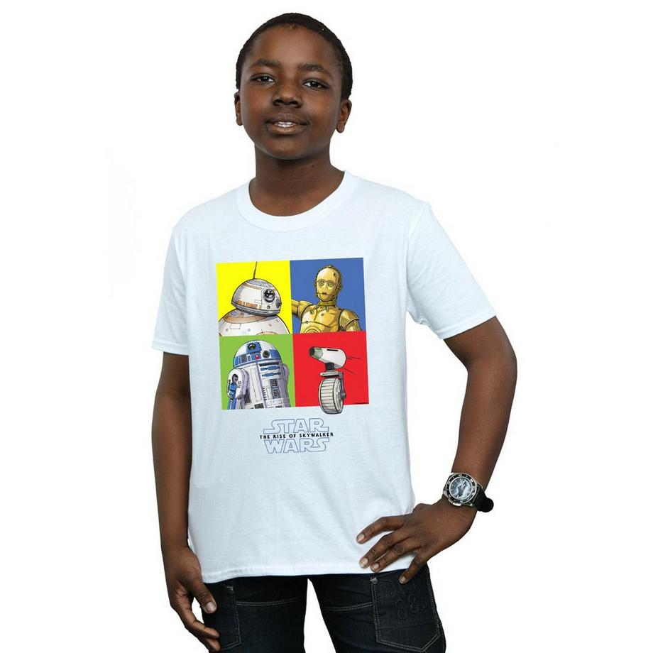 STAR WARS  T-ShirtStar Wars The Rise Of Skywalker Droid Squares 