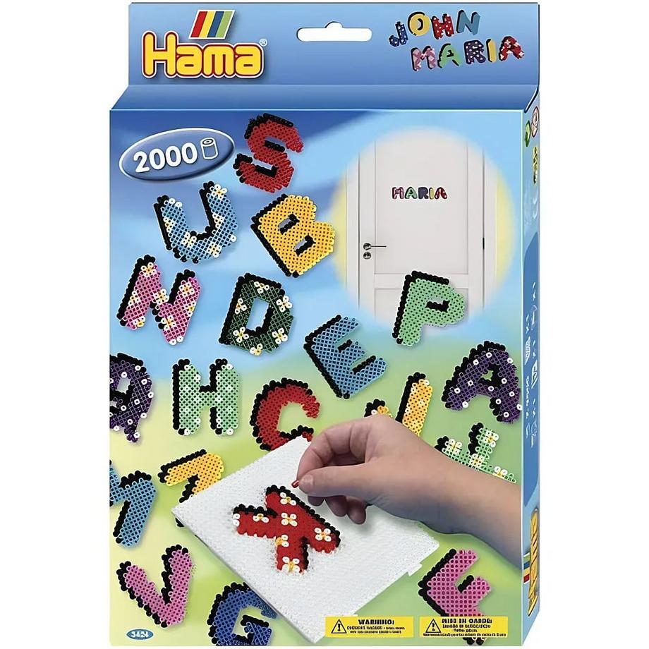 hama  Midi Bügelperlenset Buchstaben (2000Teile) 