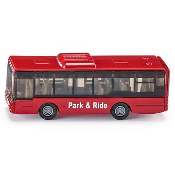 1021, Linienbus, 1:55, Metall/Kunststoff, Rot, Bereifung aus Gummi, Spielzeugfahrzeug für Kinder