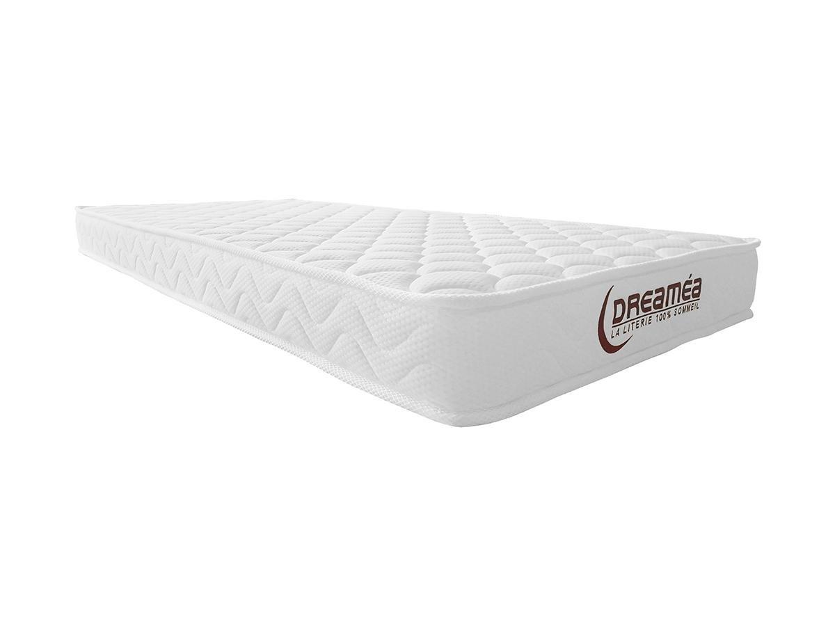 Vente-unique Ensemble 90 x 190 cm cadre à lattes + matelas mémoire de forme ép.15cm - PELOPS de DREAMEA  