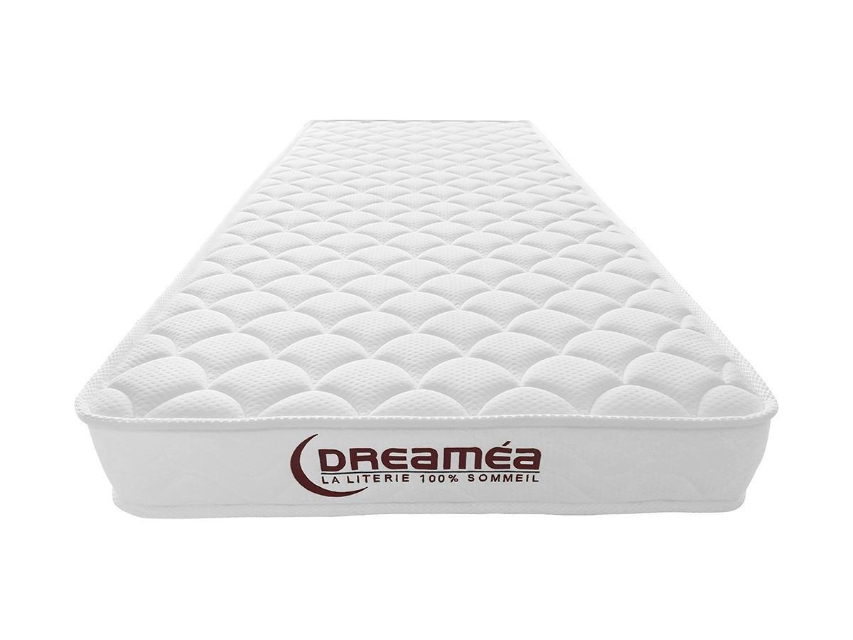 Vente-unique Ensemble 90 x 190 cm cadre à lattes + matelas mémoire de forme ép.15cm - PELOPS de DREAMEA  