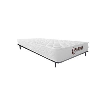 Ensemble 90 x 190 cm cadre à lattes + matelas mémoire de forme ép.15cm - PELOPS de DREAMEA