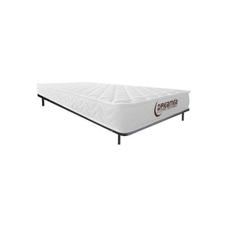 Vente-unique Ensemble 90 x 190 cm cadre à lattes + matelas mémoire de forme ép.15cm - PELOPS de DREAMEA  