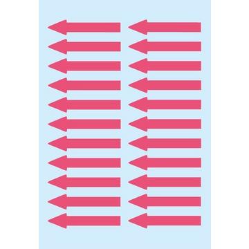 HERMA Markier-Pfeile 4143 rot, Blister 88 Stück