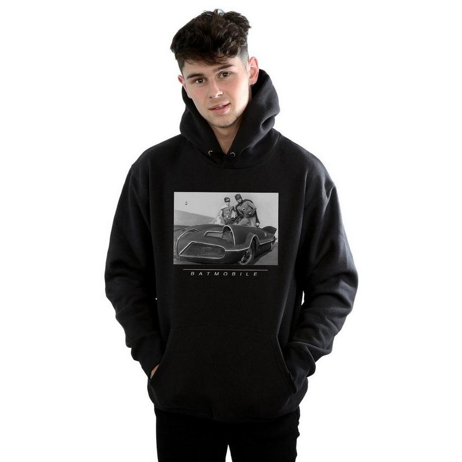 DC COMICS Batman TV Series Batmobile Felpa con Cappuccio  