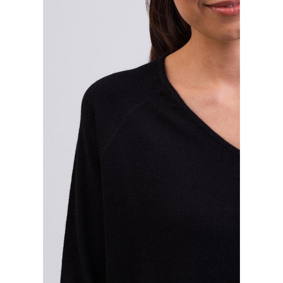 CASH-MERE.CH Pullover mit Seitenschlitzen  