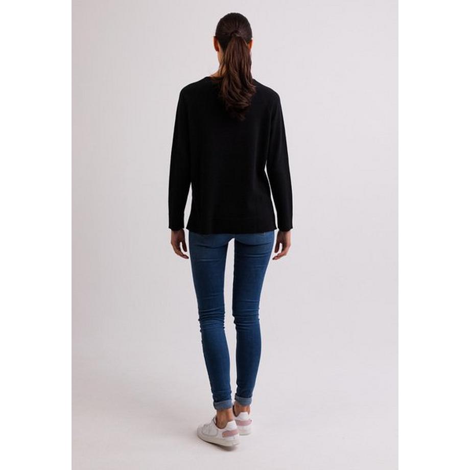 CASH-MERE.CH Pullover mit Seitenschlitzen  