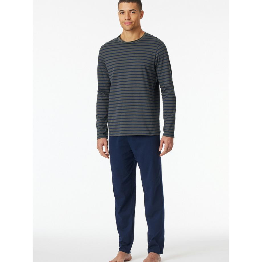 Schiesser Casual Essentials Pigiama a Righe  
