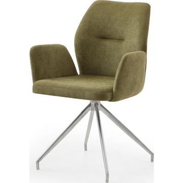 Fauteuil avec fonction pivotante vert