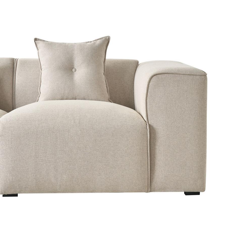 Beliani Canapé d'angle Minimaliste DOLVA  