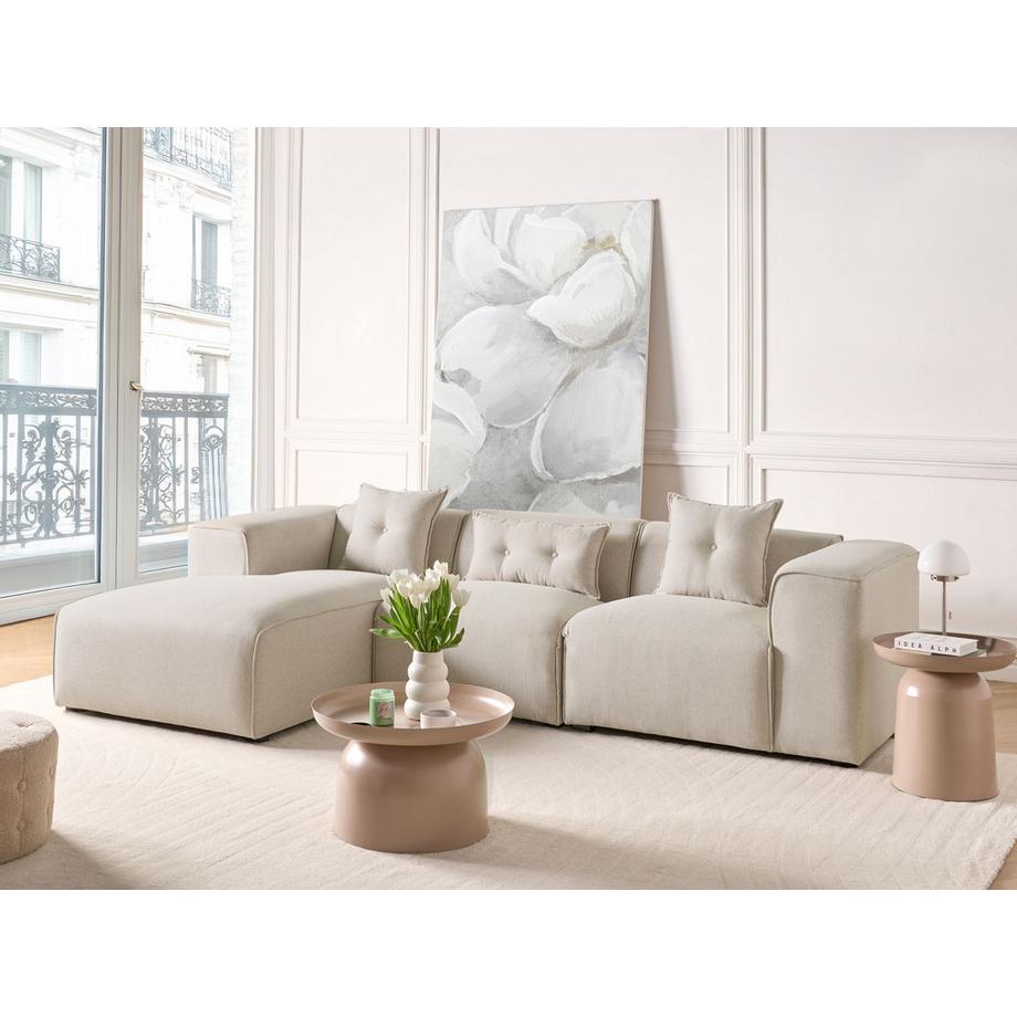 Beliani Canapé d'angle Minimaliste DOLVA  