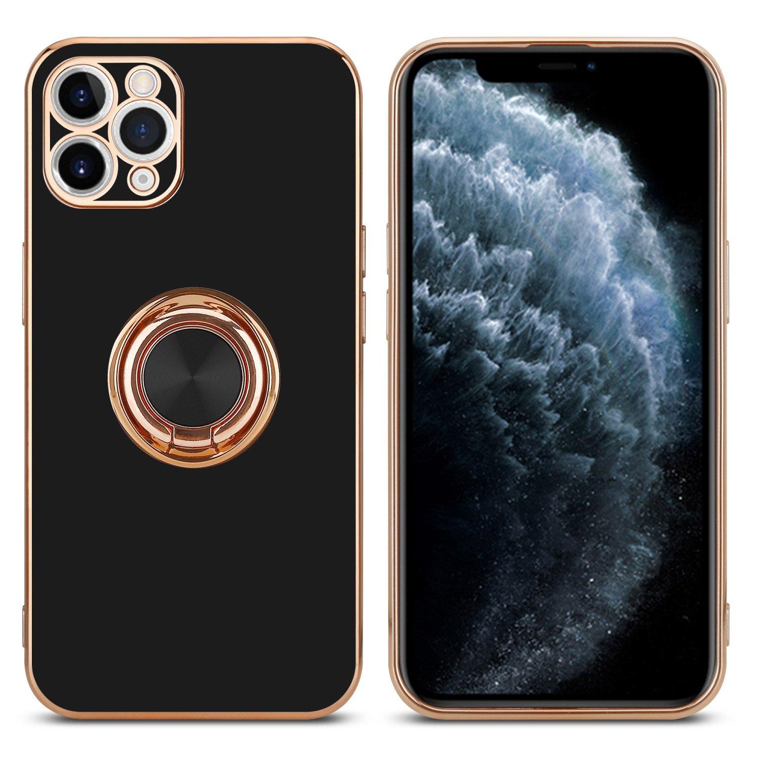 Cadorabo  Hülle für Apple iPhone 11 PRO mit Ring - Schutzhülle 