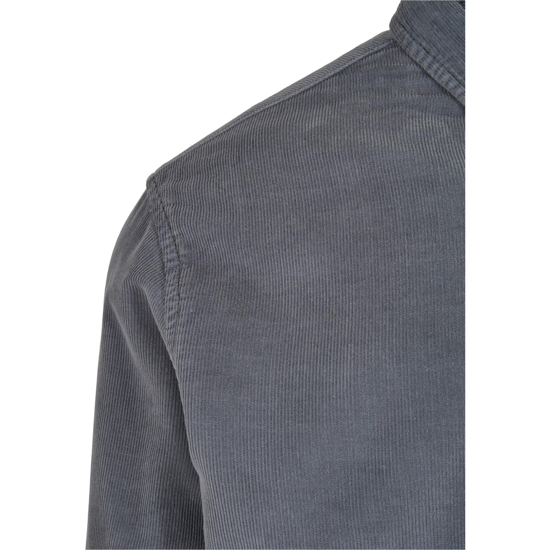 URBAN CLASSICS Chemise Manches Longues en Velours Côtelé  