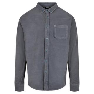 URBAN CLASSICS Chemise Manches Longues en Velours Côtelé  