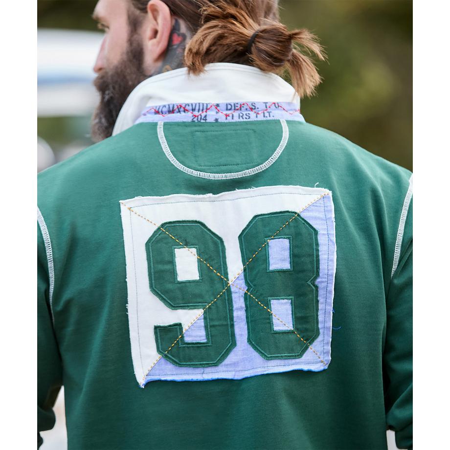 Joe Browns Camicia Rugby Henley con Dettagli Completi  