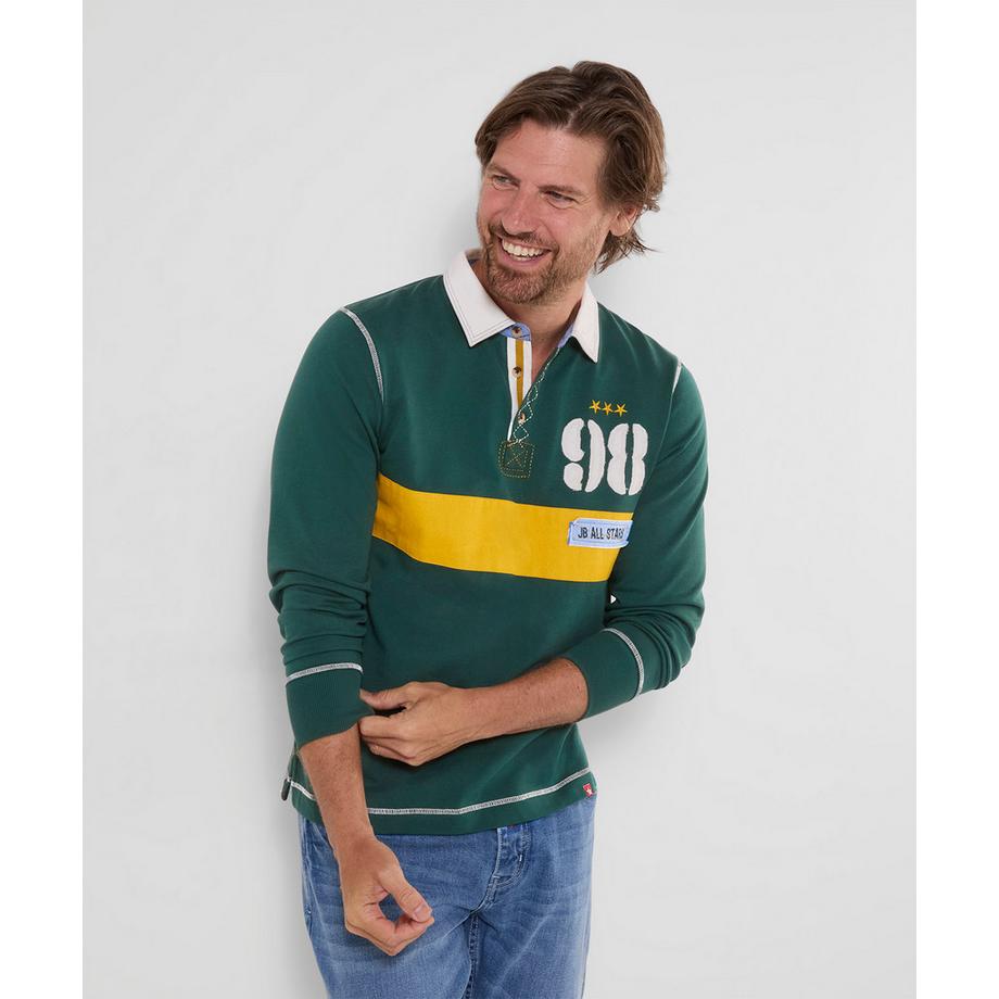 Rugby-Henley-Shirt voller Details