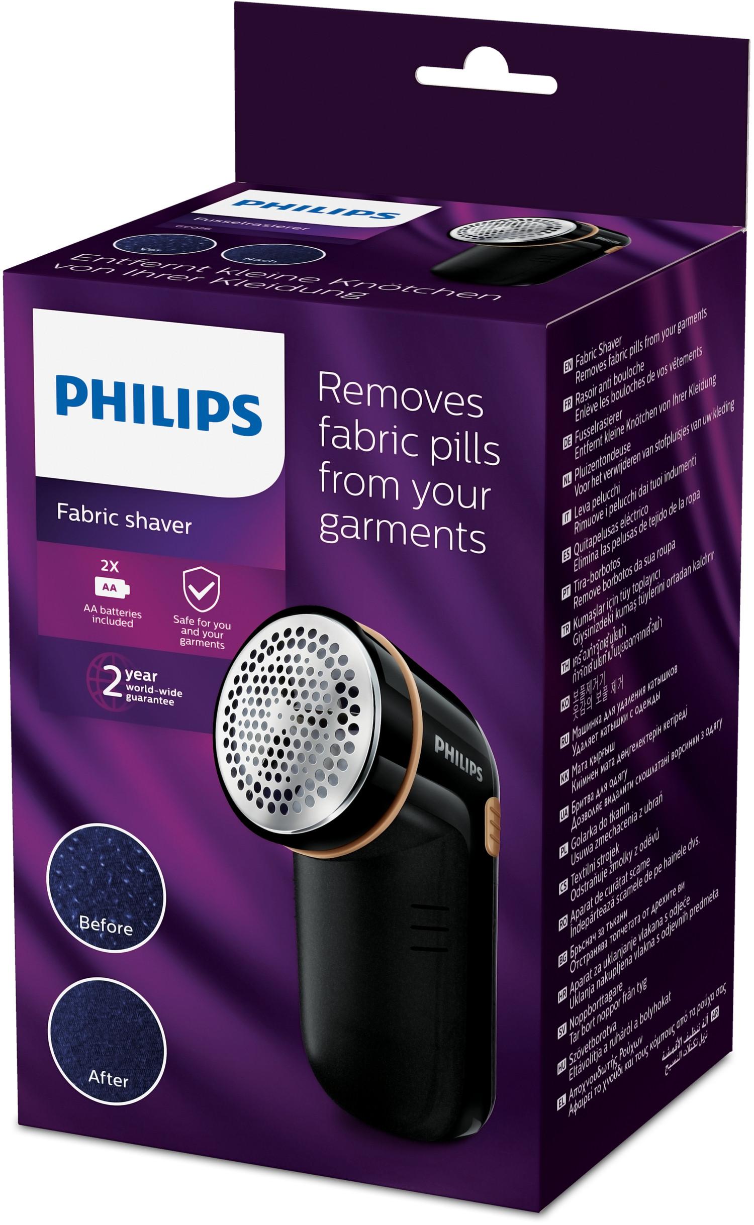PHILIPS GC026 / 80 Anti-Pilling-Rasierer Schwarz  